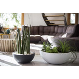 Pot de fleurs Rond 50 cm - EDA - Graphit Up - 67 L - Ø 48,5 x H. 46,2 cm- Gris anthracite