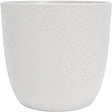 Cache-pot - EDA - OPALE - 14,8 L - Ř 29,5 x H.27,1 cm - Blanc ivoire