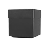 Bac a fleurs Carré 40 cm - EDA - CAREL - 26 L - Avec roulettes - Extérieur ou intérieur - 39 x 39 x H.39 cm - Gris Anthracite