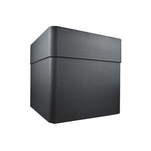 Bac a fleurs Carré 40 cm - EDA - CAREL - 26 L - Avec roulettes - Extérieur ou intérieur - 39 x 39 x H.39 cm - Gris Anthracite