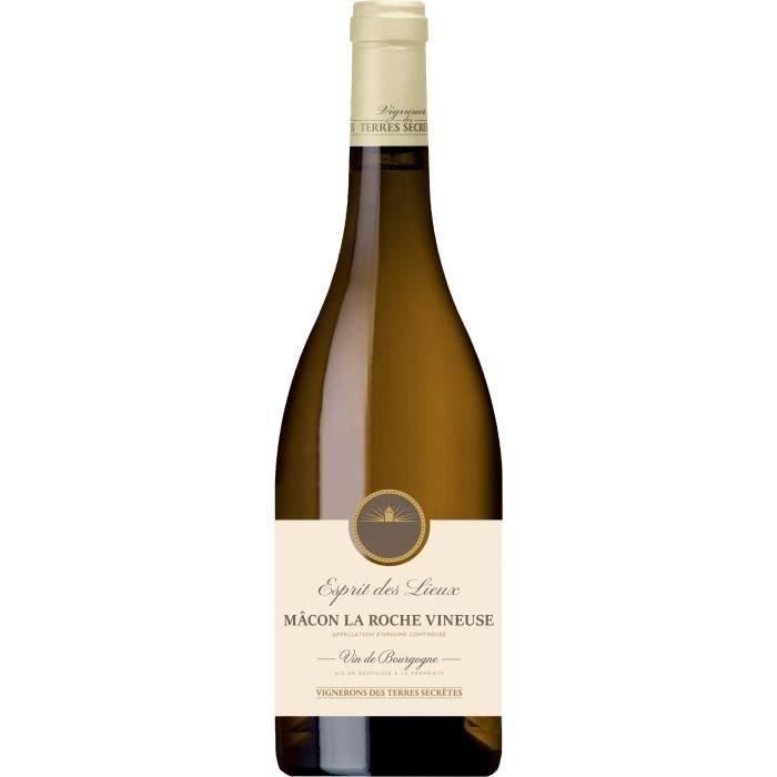 Esprit des Lieux Vignerons des Terres Secretes 2022 Mâcon La Roche Vineuse - Vin blanc de Bourgogne 2023