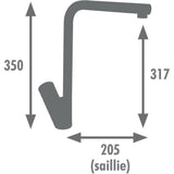 Mitigeur évier - Chromé - Aérateur invisible - EDOUARD ROUSSEAU - PATTY