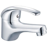 Mitigeur lavabo - EDOUARD ROUSSEAU - Cardiff - Cartouche céramique Ø 40 mm - Aérateur réducteur de débit - Bec fixe - Chromé