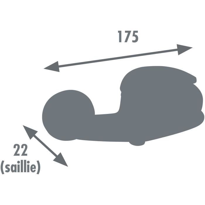 Mitigeur de douche - EDOUARD ROUSSEAU - Cardiff - Design compact - Installation murale standard - Chromé