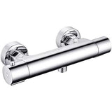 Mitigeur thermostatique de douche - EDOUARD ROUSSEAU - Garance 3 - Corps froid - Adapté a toute production d'eau chaude - Chromé