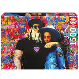 Puzzle - EDUCA - Leo et Lisa - 1500 pieces - 60 x 85 cm - Dessins animés et BD