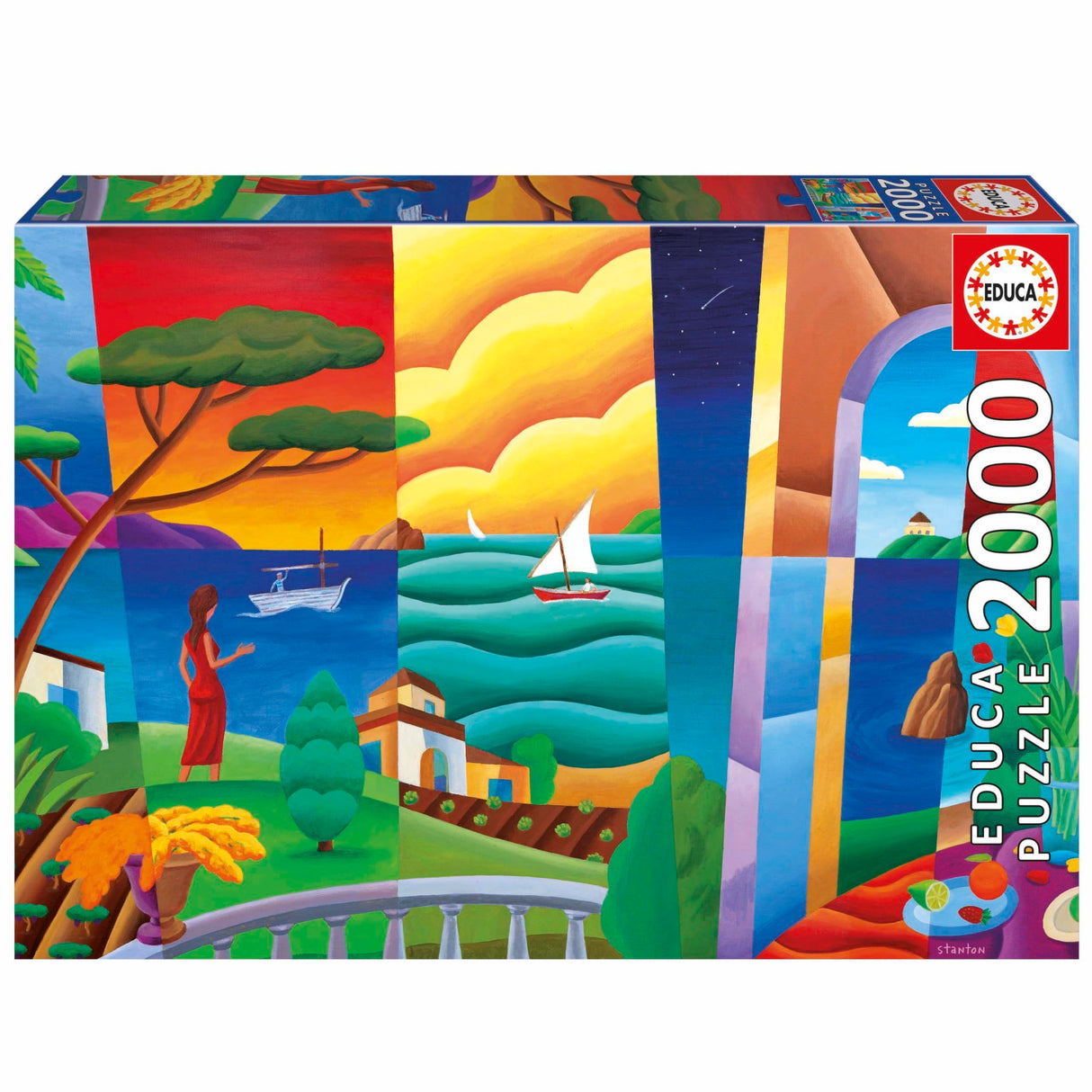 Puzzle - EDUCA - Philip Stanton, Penelope Attend - 2000 pieces - 96x68 cm - Pour adultes