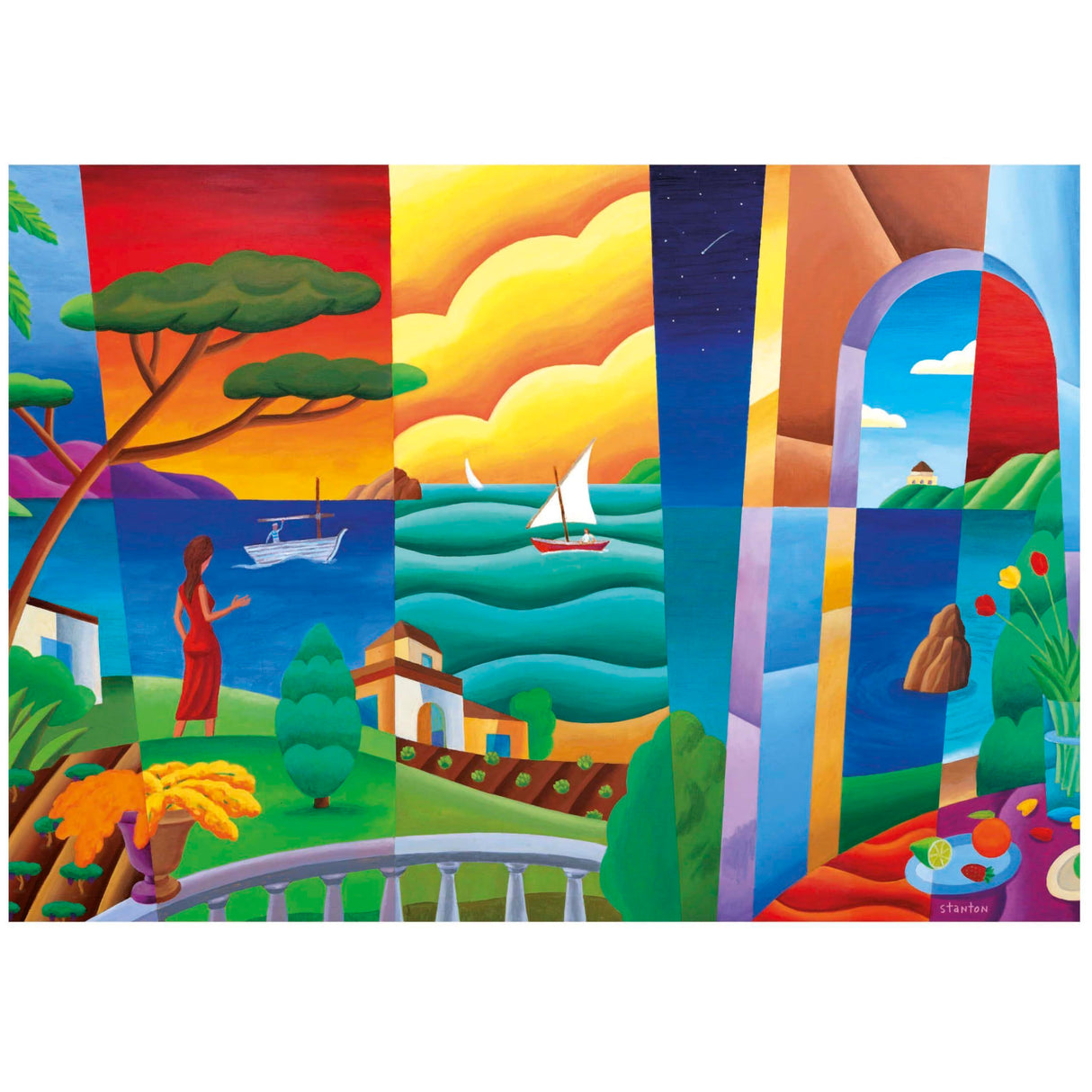 Puzzle - EDUCA - Philip Stanton, Penelope Attend - 2000 pieces - 96x68 cm - Pour adultes