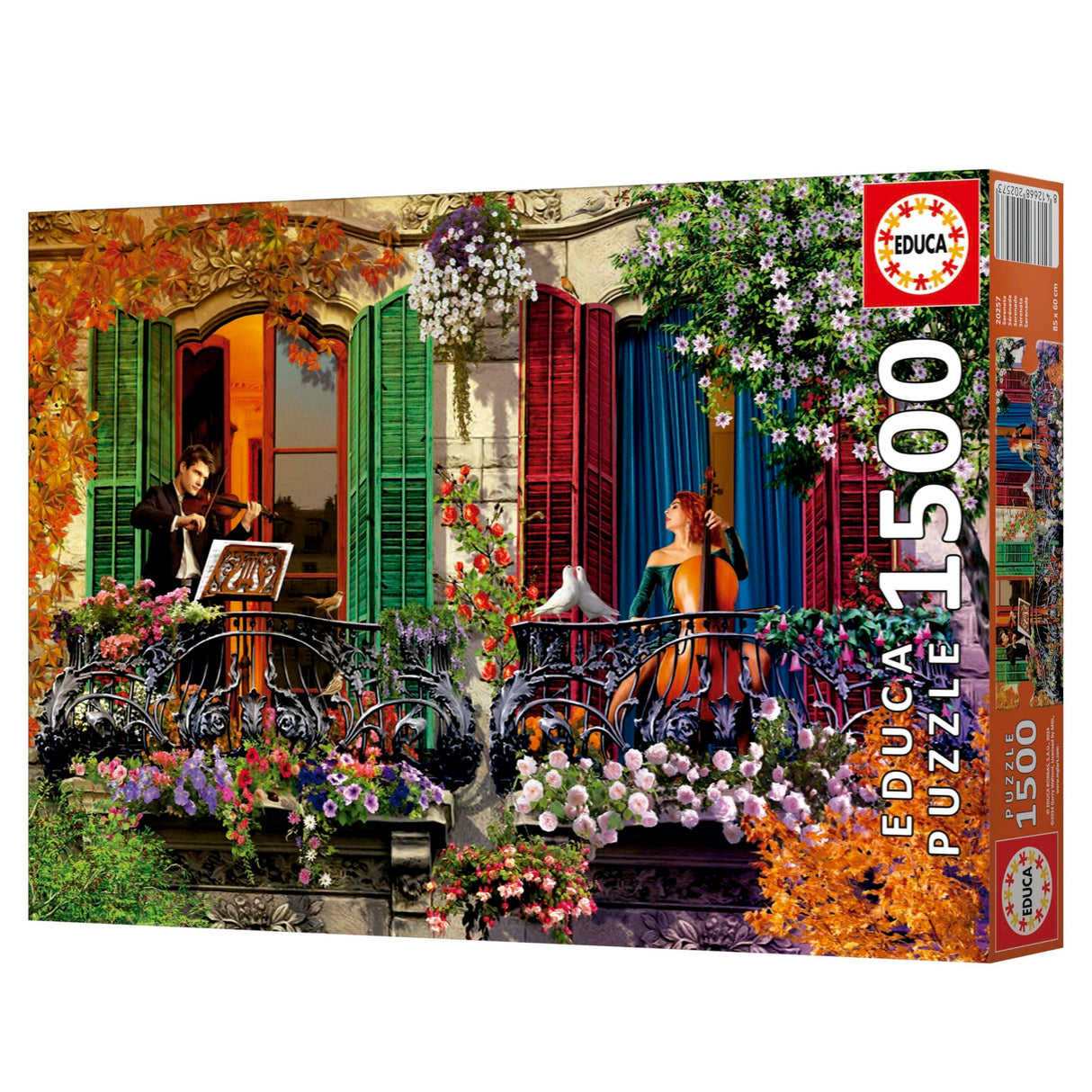 Puzzle - EDUCA - Sérénade - 1500 pieces - 85 x 60 cm - Pour adultes - Theme tableaux