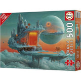 Puzzle - EDUCA - Planete de Feu et de Glace - 500 pieces - 68x48 cm - a partir de 10 ans