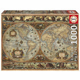 Puzzle - EDUCA - Orbis Terrarum - 1000 pieces - Theme Voyage et cartes - Mixte