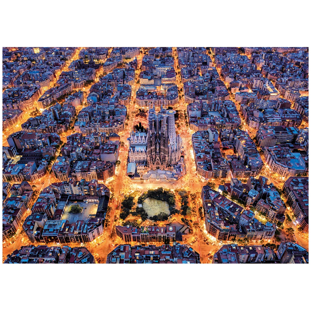 Puzzle - EDUCA - Barcelona - 1500 pieces - Theme Architecture - Dimensions 85x60 cm