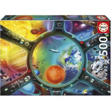 Puzzle - EDUCA - Promenade Spatiale - 500 pieces - Theme Science et espace - Dimensions 48x34 cm