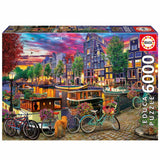 Puzzle - EDUCA - Vélos a Amsterdam - 6000 pieces - 156 x 107 cm - a partir de 15 ans