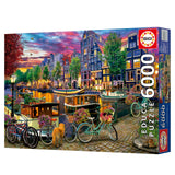 Puzzle - EDUCA - Vélos a Amsterdam - 6000 pieces - 156 x 107 cm - a partir de 15 ans