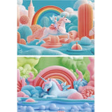 Puzzle - EDUCA - Licornes Magiques - 2 x 48 pieces - Theme Fantastique - Pour Enfants - 4 ans et plus