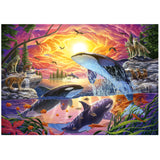 Puzzle - EDUCA - Orques et Loups - 4000 pieces - 136 x 96 cm - Pour adultes a partir de 15 ans