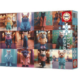 Puzzle - EDUCA - Animaux a la Mode - 200 pieces - Activité ludique - Développe la concentration