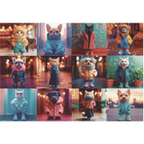 Puzzle - EDUCA - Animaux a la Mode - 200 pieces - Activité ludique - Développe la concentration