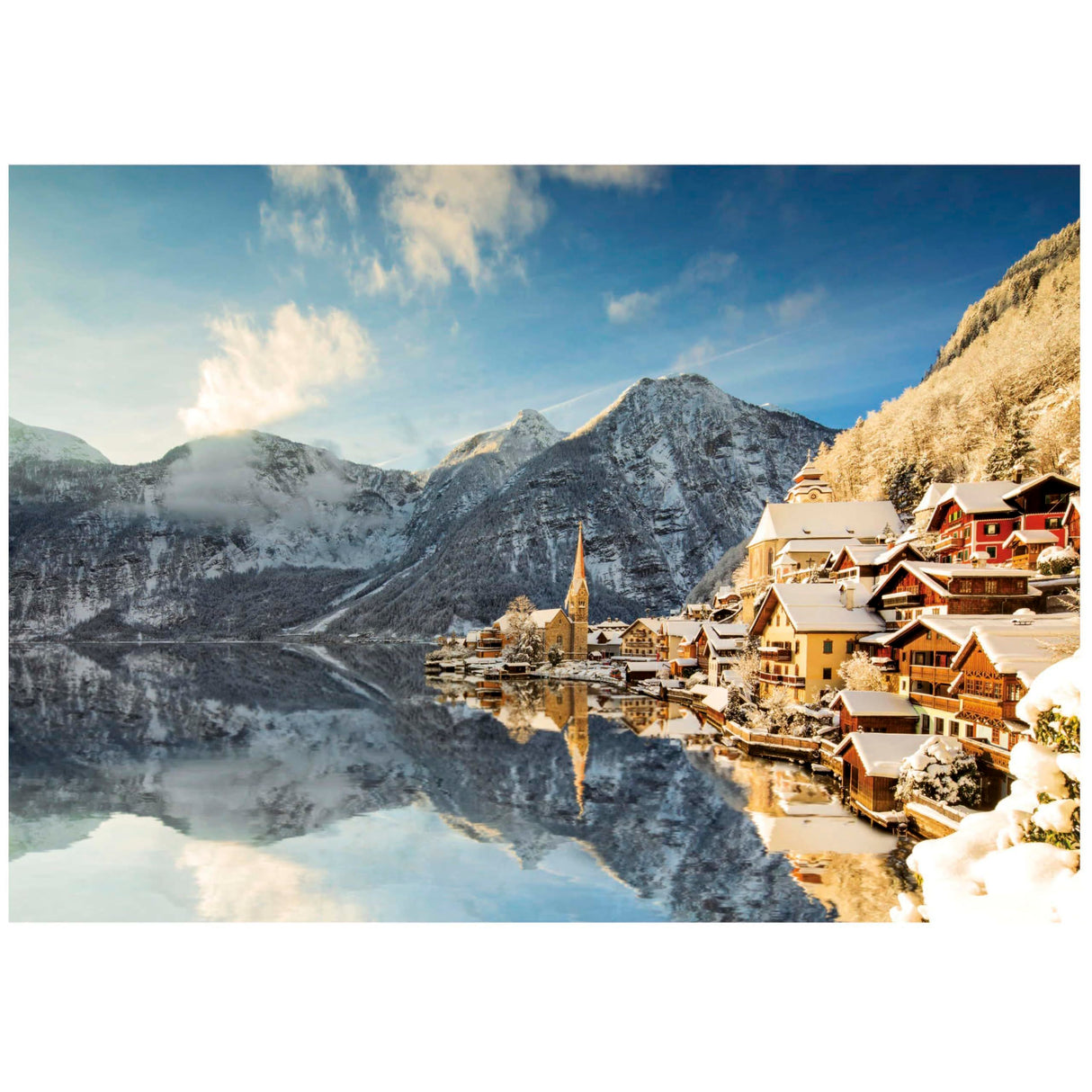 Puzzle - EDUCA - Hallstatt Hiver - 1500 pieces - Paysage - 85 x 60 cm - Adulte
