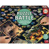 Puzzle - EDUCA - Battle Jr Natura - 12 puzzles - 42 pieces - Theme nature - Pour enfants a partir de 7 ans