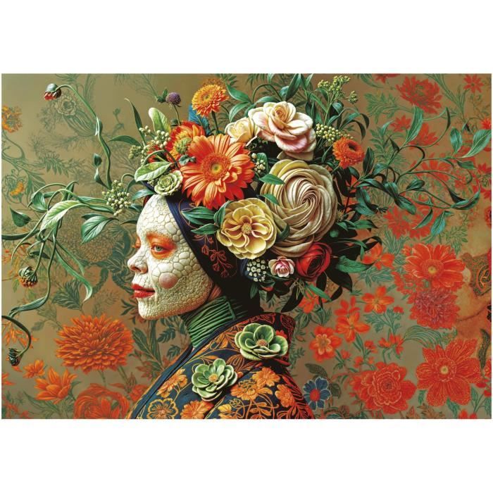 Puzzle - EDUCA - Reine Lézard - 1000 pieces - 48x68 cm - Pour adultes a partir de 12 ans