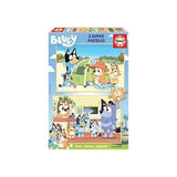 Puzzle en bois Bluey EDUCA - 50 pieces - Dessins animÈs et BD - Pour enfants de 4 ans et plus