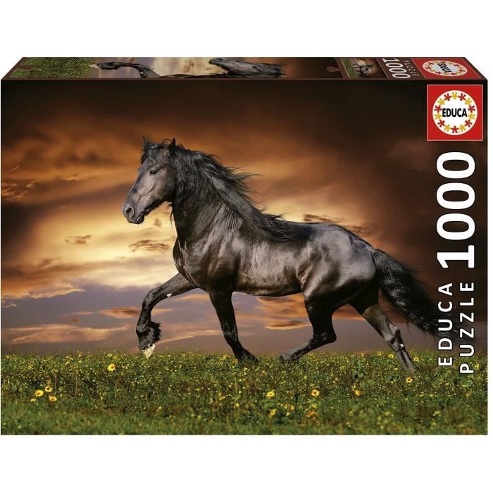 CHEVAL AU TROT - Puzzle de 1000 pieces