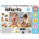 Jeu éducatif - EDUCA Magnetics - Construction 3D magnétique avec 26 pieces pour stimuler la créativité des enfants