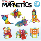 Jeu éducatif - EDUCA Magnetics - Construction 3D magnétique avec 26 pieces pour stimuler la créativité des enfants