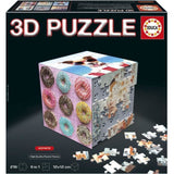 Puzzle 3D - EDUCA - Cube Aesthetic - 216 Pieces - 6 Puzzles de 36 Pieces - Dťfi 8 Ans + (20125)