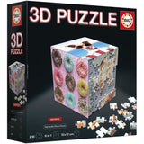 Puzzle 3D - EDUCA - Cube Aesthetic - 216 Pieces - 6 Puzzles de 36 Pieces - Dťfi 8 Ans + (20125)