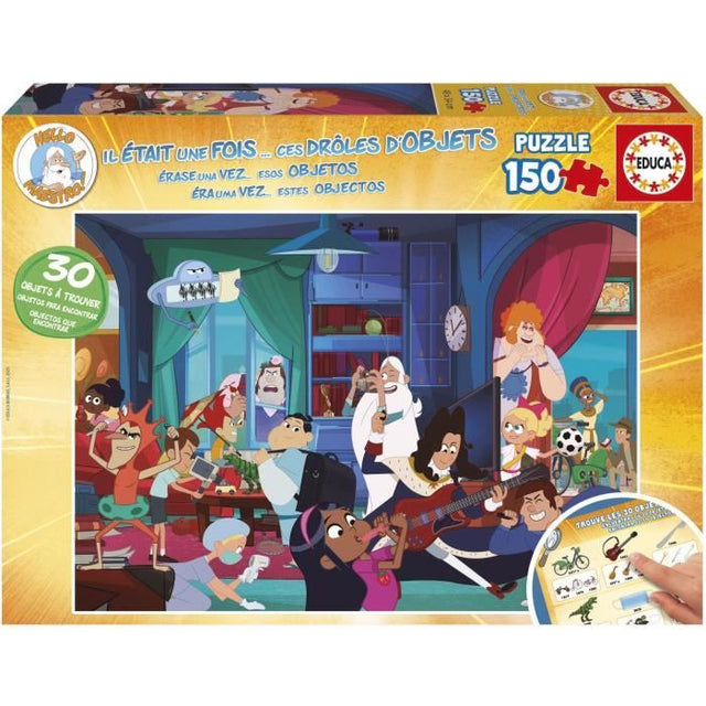Puzzle - EDUCA - Il ťtait une fois... Ces drŰles dīobjets - 150 pieces