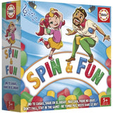 Spin & Fun - Jeu d'équilibre - EDUCA - Teste l'agilité et l'équilibre - 2 a 4 joueurs - Des 5 ans