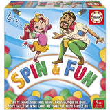 Spin & Fun - Jeu d'équilibre - EDUCA - Teste l'agilité et l'équilibre - 2 a 4 joueurs - Des 5 ans
