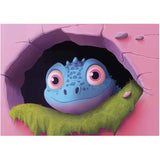 4 Puzzles - EDUCA - Dinos sympathiques - 20+40+60+80 pieces