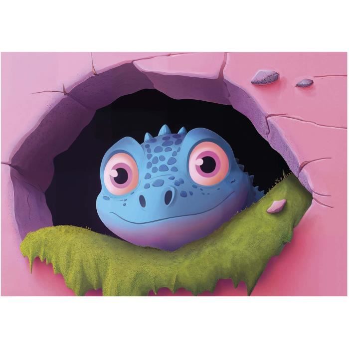 4 Puzzles - EDUCA - Dinos sympathiques - 20+40+60+80 pieces