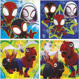 Puzzles progréssifs - EDUCA - Dino Spidey - 12+16+20+25 pieces