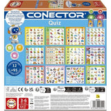Conector Quiz - Jeu éducatif - EDUCA - 90 questions, 12 themes, format livre -Des 3 ans