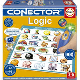Conector Logic - Jeu éducatif - EDUCA - 90 questions, 12 themes, format livre - Des 3 ans