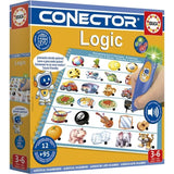 Conector Logic - Jeu éducatif - EDUCA - 90 questions, 12 themes, format livre - Des 3 ans