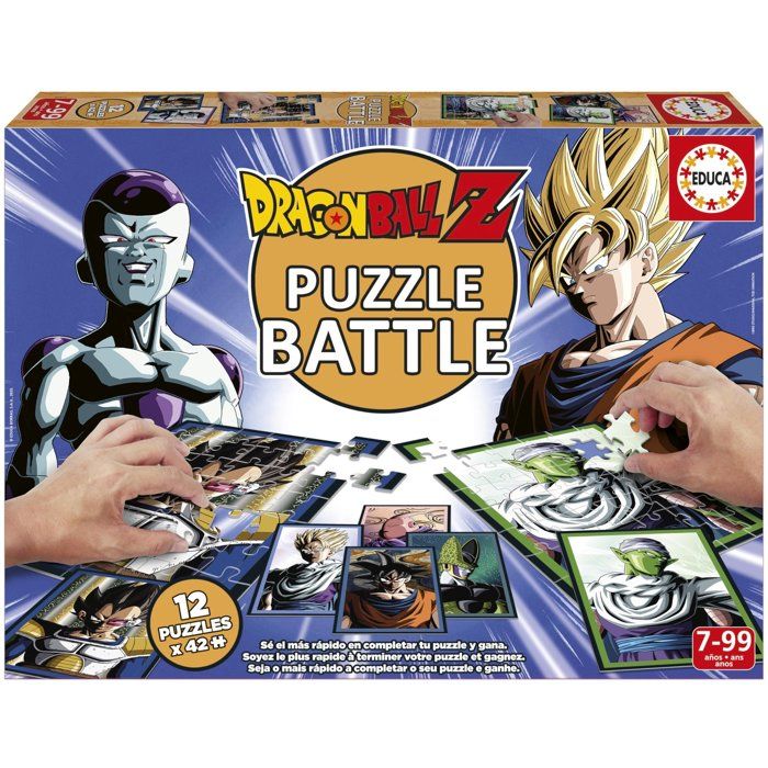 Puzzle - EDUCA - Battle Dragon Ball Z - 12 puzzles