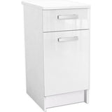 START Meuble bas de cuisine L 40 cm  - Blanc brillant