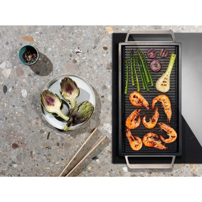Plaque a induction - ELECTROLUX - 4 foyers - 71 x 52 cm - EIV734 - Noir