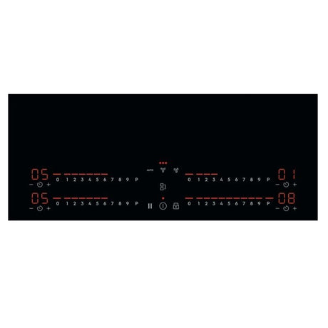 Plaque de cuisson aspirante a induction - ELECTROLUX - 4 foyers - 78 x 52 cm - KCC83443