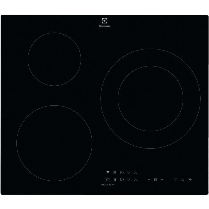 Induction hob - ELECTROLUX - 3 burners - 60 cm - CIT60331CK - Black