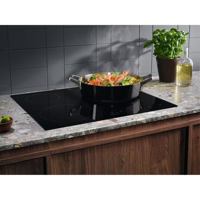 Table de cuisson a induction - ELECTROLUX - 3 feux - 60 cm - CIT60331CK - Noir