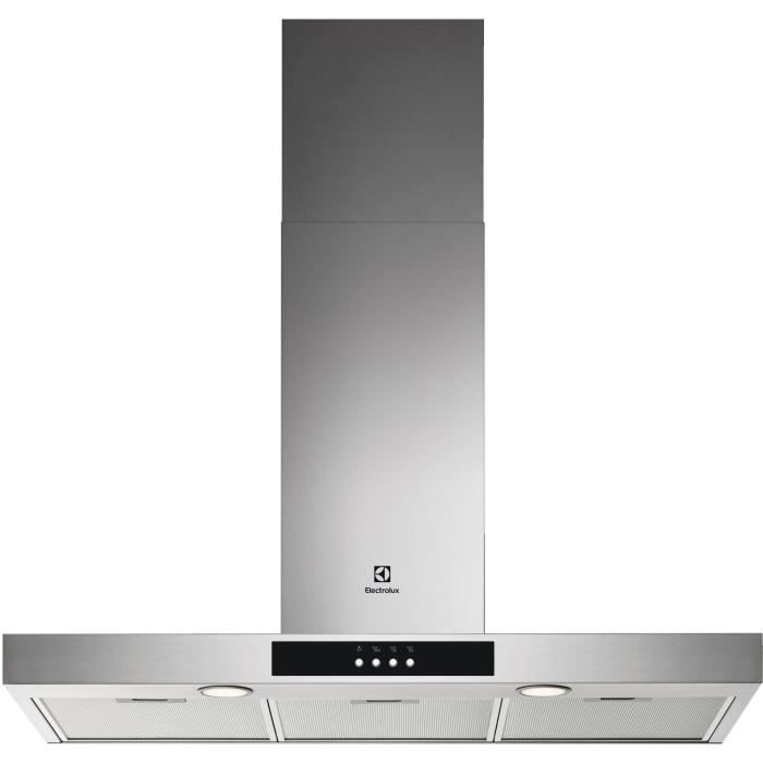 Hotte décorative - ELECTROLUX - LFT429X - Inox - 3 vitesses - 89,8 cm
