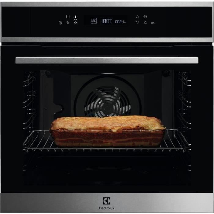 ELECTROLUX SurroundCook Oven - EOF7P00X0 - Pulsed rotating heat - 72L - Pyrolysis - A+ - Stainless steel