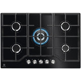 Plaque de cuisson a gaz - ELECTROLUX - KGG75362K - 5 foyers - 74 x 51 cm - Noir
